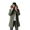 Winter Casual Herren Echt Kragen Outwear Mäntel Militär Mann Jacke Winter Lg Jacke Männer Parka Mäntel e6u4 #