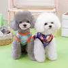 犬のアパレル秋と冬のペットの服ファッションティ染色ベスト小さなミディアムサイズのタンクトップウォームTシャツチワワヨークシャー