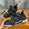 2024 Skate Shoes Men Designer Running Shoes Chunky Platform Defender Fashion Embossed Rubber Genuine Leather Sneakers Trainer Tenis Casual Shoe 36-45 H38