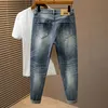 Frühling Neue Qualität Plus Größe Tuch männer Midweight Denim Jeans Amerikanischen Casual Fi Marke Retro Lose Jugend Fi Hosen 48MN #