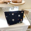 Cosmetic Bags Japanese Makeup For Women Travel Bag Corduroy Organizer Case Young Lady Girls Make Up Necessaries Clutch