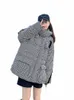 2023 Winter Korte Nieuwe Plaid Down Cott Jas Capuchon Warme Bovenkleding Casual Vrouwelijke Jas Fi Vrouwen Parka U0MJ #