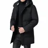 high Quality Mens White Duck Down Jackets Winter Lg Warm Parka Men Fi Hooded Down Jacket Coats Brand Mens Clothing Nice Q2iK#