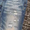 Jeans pour hommes Men Distressed Skinny Lt Indigo