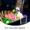 Płytki MOLD ICE DIY Kolumna do Whisky Sashimi Decor Shaper Display Cubes Zamraża