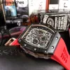 Pols Richarsmill horloge chronograaf mechanische horloges Rms11-03 Luxe Zwitsers automatisch uurwerk Saffierspiegel Geïmporteerd rubber Jqh6 Designer Hoge kwaliteit