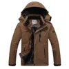 Winter Men's Plush Outdoor Coat Autumn Jacket Män vindtätning förtjockad varm svart pälspäls Men huvjacka överdimensionerad jacka B3L5#