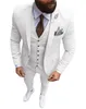 Neue Rosa Herren 3 Stücke Anzug Formelle Busin Kerbe Revers Slim Fit Smoking Bester Mann Blazer Für HochzeitBlazer + Weste + Hosen w9Ba #