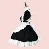 Chegsam chinois Qipao Dr femmes Halen Maid Cosplay Costume noir blanc étudiant scène fête serveur Roleplay tenue K0Rf #