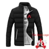 Apex Legends Game Men's New Winter Cott Jackets Parka Keep Warm Zipper Hoodies Outwear Slim Fit Coat