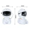 Galaxy Star Astronaut Projector Led 야간 조명 별이 빛나는 하늘 포장기 램프 장식용 침실 방향 어린이 선물 선물