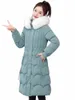 Col de fourrure à capuche vers le bas Cott manteau 2023 Fi veste d'hiver femmes mi-longueur chaud coréen mince ajustement Parkas Abrigos z3476 n3W6 #