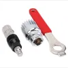 Miniaturas ferramentas de reparo de mountain bike extrator de eixo médio ferramenta de desmontagem chave de cinto conjunto de ferramentas de reparo de bicicleta