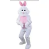 Mascot kostymer skum söt stor head påsk kanin tecknad plysch jul fancy klänning halloween maskot dräkt