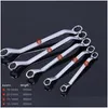 Hand Tools Double-Headed Plum Wrenches 45 Degree Angle Car Repair Quick Manual Spanner Hardware Household Tool Drop Delivery Mobiles A Otue2