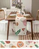 Table Cloth Art Abstract Plants Geometric Linen Runners Washable Home Wedding Decor Banquet Festival Party Kitchen Dining