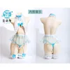 Dishwer Itinose Asena Costumes Cosplay Itinose Asena Sweet Maid Dr Blue Bikini Anime Cosplay Jupe transparente Kimo f4Qs #