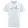 Casual Mens T Shirts Cat Cute Prited Summer Cott O-Neck T-shirt för män Kort ärm Top Tee Shirt Funny Streetwear T-shirts A4FP#