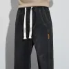 Vêtements Nouveau Design Cott Jeans Hommes Baggy Taille Élastique Cargo Denim Pantalon Travail Large Jambe Pantalon Coréen Mâle 4XL W9Rc #