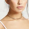 Chokers Punk Figaro Chain Gargantilha Colar para Mulheres Colar Jóias Cor de Ouro Grosso Grande Chocker 2021259p