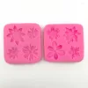 Baking Moulds Daisy Wild Chrysanthemum Flower Shape Silicone Mold Lotus Fondant Cake Decorating Tools Resin Mould