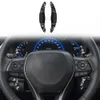 Palette de changement de volant en Fiber de carbone ABS forgée, prolongateur de levier de vitesse, pièces automobiles, pour Toyota Camry Avalon Corolla 18-22