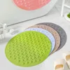 Bath Mats Circular Bathroom Anti Slip Household Shower Room Quick Drying Suction Cup Massage Foot Pad