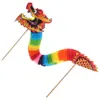 Party Decoration Chinese Year Dragon Spring Festival Lantern Hand String Puppet Rod 3D Paper Marionette