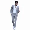 Blazer Ensembles 2 PCS Casual Busin Hommes Costumes pour Costumes De Mariage Homme Tuxedos Slim Fit Peak Revers Terno Masculino homme z4m5 #