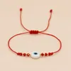 Bracelets de charme Turc Lucky Evil Red Eye Hommes Femmes Bijoux faits à la main Femelle Drop Livraison Otzbs