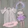 ICY DBS BLYTH DOLL PURPLE CLOUNDELFドレススーツのアクセサリー16 BJDアニメガールOB24 Pullip Licca 240311