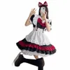 Cosplay Maid Kostüme Frauen Gothic Lolita Katze Mädchen Little Evil Maid's Wear Rollenspiel Outfit Sexy Dr. Halen Weihnachten I0R3 #