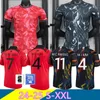Güney Kore Futbol Forması Yeni 2024 2025 Heung-Min Son Kang, Lee Milli Takımı 24 25 Futbol Gömlek Erkek Çocuk Kiti Evden Uzak Erkekler Tek tip Kırmızı Siyah Hayran Oyuncu Versiyonu