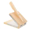 Baking Tools Dough Press Dumpling Maker Wood Mold For Skin Making Supply Tool Wooden Pressing Kit Artifact