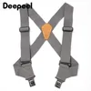 1Pc 5cm*120cm Adult Mens Elastic Wide Braces Mens Suspenders Adjustable X Type Strap Male Jockstrap Sport Work Suspender 240313
