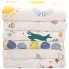 Fabric New Baby Cartoon Knitting Fabric Stretchy Cotton Interlock Jersey Cloth For DIY Sewing Uphostery Baby Clothing Tissue