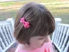 20 colors new hot sale solid color female baby ribbed ribbon fishtail bow hairpin hair accessories children hair accessories P094 LL