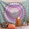 Tapices 1pc Rectángulo Tapiz Colgante de pared Mandala Hippie Gypsy Bedspread Throw Bohemian Cover