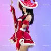 bella Red Maid Lolita Dr Kawaii Halen Outfits Apr Maid Kawaii Natale Dr Babbo Natale Costume Cosplay Donna v1XU #