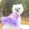 Vêtements pour chiens Robes à fleurs de pêcher en gros Fournitures pour animaux de compagnie Fabricants de vêtements Ours en peluche