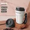 Tasse de voyage à température Smart LED - tasse de café en acier inoxydable, réutilisable, prêt pour le cadeau