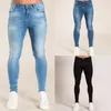 New Streetwear Men Jeans Stretch Jeans Casual Men Solid Color Slim Fit Skinny Pants Fi Sports Jogging Harajuku Pants F0M8#