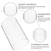 キャンドルホルダー4 PCSシェードチムニーウェディングデコレーションガラス透明コンテナシリンダーライナー