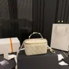 wallet luxury bag chanelace 2024 Wind Handle Box Bag Handbag Lingge Chain Bag Mobile Phone Bag Makeup Bag Popular Internet Style for Women
