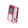 MX-801 MINI USB Metal Clip Card Slot LCD Screen Music Mp3 Player