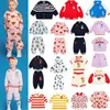 Корейские детские толстовки Bebe и повседневный комплект брюк, милое платье для девочек, детские свитера с длинными рукавами, куртка для мальчиков, верхняя одежда, одежда 240314