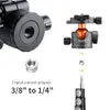 K F Konsept Profesyonel Tripod Balo Kafası 360 ° Döndürme Panoramik 14 ila 38 Serwe Adaptörler Tripod Monopod Kamerası için Ballhead 240322