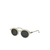 Zonnebrillen van hoge kwaliteit originele dames heren streamen punk vintage brillen ontwerper elegante mode unisex doos