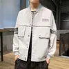2019 uomini giacca di marca Harajuku Color Block Homme giacche calde coreano Fi Plus Size tuta sportiva maschile cappotti abbigliamento KK3128 F130 #