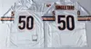 75 주년 기념 후퇴 축구 40 Gale Sayers Jersey 1966 1985 빈티지 50 Mike Singletary 99 Dan Hampton 72 William Perry 89 Mike Ditka 9 Jim McMahon Retro